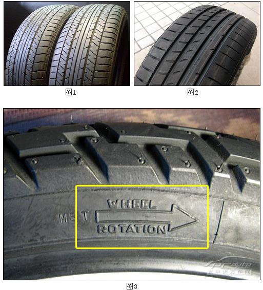 轮胎的对称花纹、不对称花纹、方向性花纹 -[术语定义]