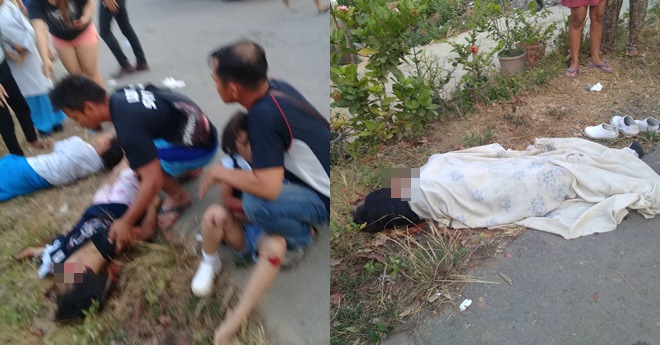 马来西亚古打毛律：轿车失控撞分界堤 3学生路旁等校车1死2重伤