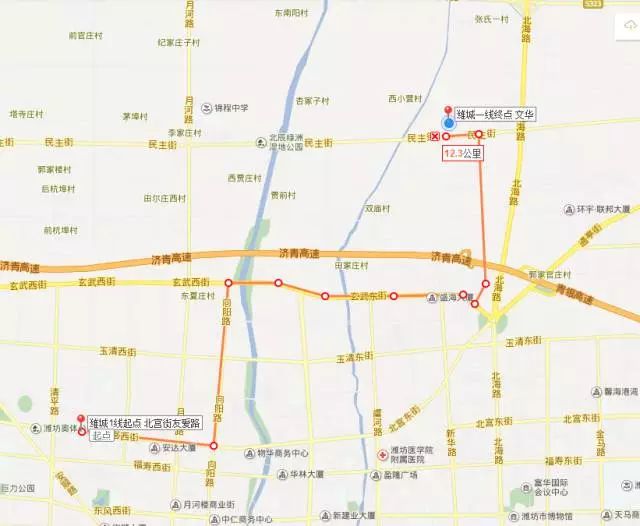 潍坊文华国际小学新增8条校车线路