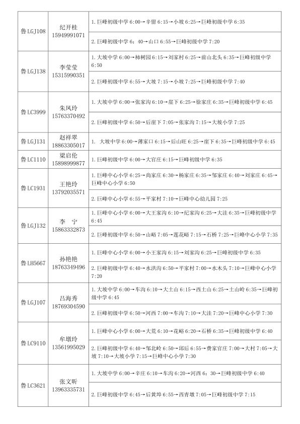 2019年下学期岚山区校车运行线路规划设置公布