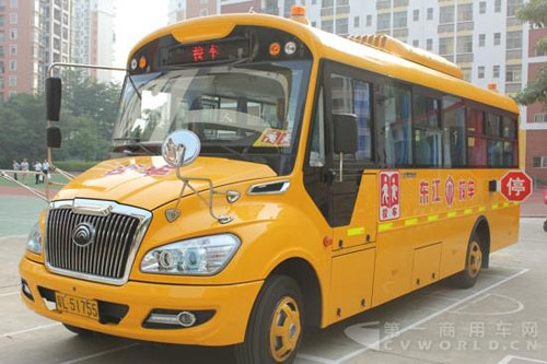 惠州东江校车：两种模式运营 一心为校车安全